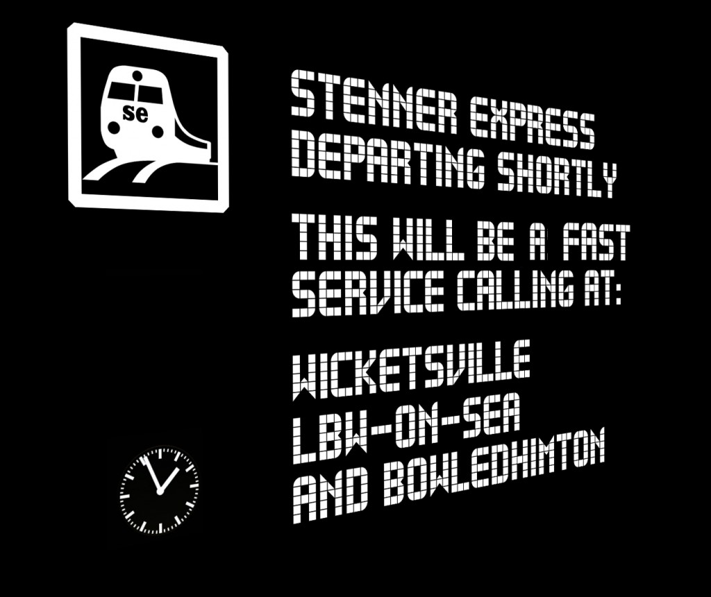 STENNER EXPRESS departures board2